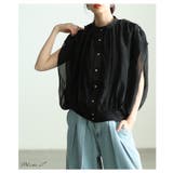 ふんわり包み込むオーガンジーバルーンシルエットブラウス レディース ファッション | Sawa a la mode | 詳細画像2 