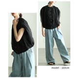 ふんわり包み込むオーガンジーバルーンシルエットブラウス レディース ファッション | Sawa a la mode | 詳細画像10 