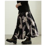 存在感引き立つペイント柄タックバルーンスカート レディース ファッション | Sawa a la mode | 詳細画像13 