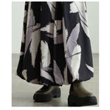 存在感引き立つペイント柄タックバルーンスカート レディース ファッション | Sawa a la mode | 詳細画像22 