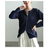 コーデが華やぐステッチパイピングプリーツカーディガン レディース ファッション | Sawa a la mode | 詳細画像2