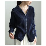 コーデが華やぐステッチパイピングプリーツカーディガン レディース ファッション | Sawa a la mode | 詳細画像7