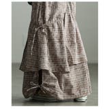 遊び心漂うチェック柄アシンメトリードロストスカート レディース ファッション | Sawa a la mode | 詳細画像21 