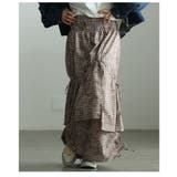 遊び心漂うチェック柄アシンメトリードロストスカート レディース ファッション | Sawa a la mode | 詳細画像22 