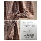 遊び心漂うチェック柄アシンメトリードロストスカート レディース ファッション | Sawa a la mode | 詳細画像24 