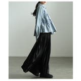 レディに仕上げたレース×ペプラムフレアデニムシャツ レディース ファッション | Sawa a la mode | 詳細画像14 