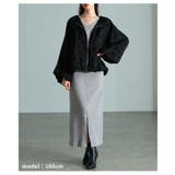 甘すぎない大人のフロッキードットブルゾン レディース アウター | Sawa a la mode | 詳細画像7 