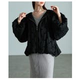 甘すぎない大人のフロッキードットブルゾン レディース アウター | Sawa a la mode | 詳細画像8 