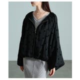 甘すぎない大人のフロッキードットブルゾン レディース アウター | Sawa a la mode | 詳細画像15 