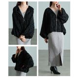 甘すぎない大人のフロッキードットブルゾン レディース アウター | Sawa a la mode | 詳細画像17 