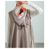 コーデを格上げするクラシックパターンスクエアスカーフ レディース 小物 | Sawa a la mode | 詳細画像7 