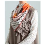 コーデを格上げするクラシックパターンスクエアスカーフ レディース 小物 | Sawa a la mode | 詳細画像8 