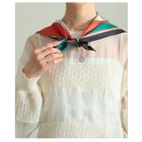 コーデを格上げするクラシックパターンスクエアスカーフ レディース 小物 | Sawa a la mode | 詳細画像16 