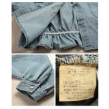 甘さをまとうノーカラーギャザーデニムジャケット レディース アウター | Sawa a la mode | 詳細画像20 