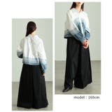 重ねて魅せるチュールレイヤードデニムドッキングシャツ レディース トップス | Sawa a la mode | 詳細画像10