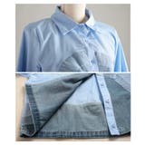 重ねて魅せるチュールレイヤードデニムドッキングシャツ レディース トップス | Sawa a la mode | 詳細画像19