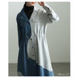 流れるラインに惹かれる異素材MIXドロストシャツワンピース レディース ファッシ… | Sawa a la mode | 詳細画像2