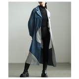 流れるラインに惹かれる異素材MIXドロストシャツワンピース レディース ファッシ… | Sawa a la mode | 詳細画像12