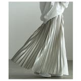 華やかに煌めくメタリックプリーツフレアロングスカート レディース ファッション | Sawa a la mode | 詳細画像4 