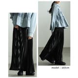 華やかに煌めくメタリックプリーツフレアロングスカート レディース ファッション | Sawa a la mode | 詳細画像15 