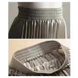 華やかに煌めくメタリックプリーツフレアロングスカート レディース ファッション | Sawa a la mode | 詳細画像23 