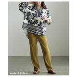 大胆柄で魅せるアフリカン柄キーネックチュニック レディース トップス | Sawa a la mode | 詳細画像7
