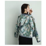 フラワージャガードデニムジャケット レディース ファッション | Sawa a la mode | 詳細画像13