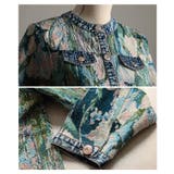 フラワージャガードデニムジャケット レディース ファッション | Sawa a la mode | 詳細画像23