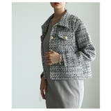 一瞬で格上げするパフスリーブツイードジャケット レディース ファッション | Sawa a la mode | 詳細画像4