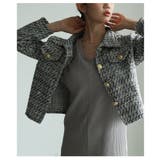 一瞬で格上げするパフスリーブツイードジャケット レディース ファッション | Sawa a la mode | 詳細画像11