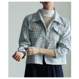 一瞬で格上げするパフスリーブツイードジャケット レディース ファッション | Sawa a la mode | 詳細画像14