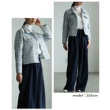 一瞬で格上げするパフスリーブツイードジャケット レディース ファッション | Sawa a la mode | 詳細画像15