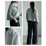 一瞬で格上げするパフスリーブツイードジャケット レディース ファッション | Sawa a la mode | 詳細画像19