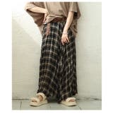 一枚で洒落るタータンチェックフレアスカート レディース スカート | Sawa a la mode | 詳細画像16 