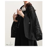 高見え感度抜群な花柄クロシェレーステーラードジャケット レディース ファッション | Sawa a la mode | 詳細画像2 