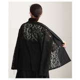 高見え感度抜群な花柄クロシェレーステーラードジャケット レディース ファッション | Sawa a la mode | 詳細画像10 