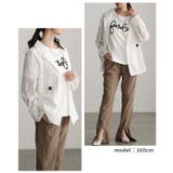 高見え感度抜群な花柄クロシェレーステーラードジャケット レディース ファッション | Sawa a la mode | 詳細画像15 