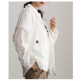 高見え感度抜群な花柄クロシェレーステーラードジャケット レディース ファッション | Sawa a la mode | 詳細画像21 