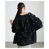 開放感を描く花柄刺繍オープンカラーコットンシャツ レディース ファッション | Sawa a la mode | 詳細画像16 