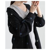 開放感を描く花柄刺繍オープンカラーコットンシャツ レディース ファッション | Sawa a la mode | 詳細画像20 