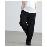 足下華やぐクロシェレースイージーワイドパンツ レディース ファッション | Sawa a la mode | 詳細画像11 