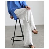 足下華やぐクロシェレースイージーワイドパンツ レディース ファッション | Sawa a la mode | 詳細画像14 