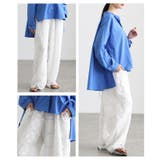 足下華やぐクロシェレースイージーワイドパンツ レディース ファッション | Sawa a la mode | 詳細画像19 