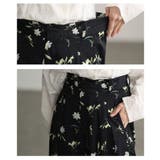 大人に馴染む華やかな花柄プリントタックワイドパンツ レディース ファッション | Sawa a la mode | 詳細画像5 