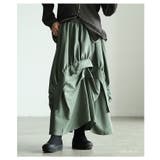 ひと癖デザインで差がつくアシンメトリーフレアスカート レディース スカート | Sawa a la mode | 詳細画像2 