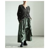 ひと癖デザインで差がつくアシンメトリーフレアスカート レディース スカート | Sawa a la mode | 詳細画像7 