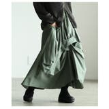 ひと癖デザインで差がつくアシンメトリーフレアスカート レディース スカート | Sawa a la mode | 詳細画像8 