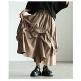 ひと癖デザインで差がつくアシンメトリーフレアスカート レディース スカート | Sawa a la mode | 詳細画像16 