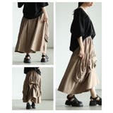ひと癖デザインで差がつくアシンメトリーフレアスカート レディース スカート | Sawa a la mode | 詳細画像17 