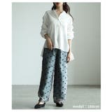 シアーで魅せるフロッキードットシアーワイドパンツ レディース パンツ | Sawa a la mode | 詳細画像7